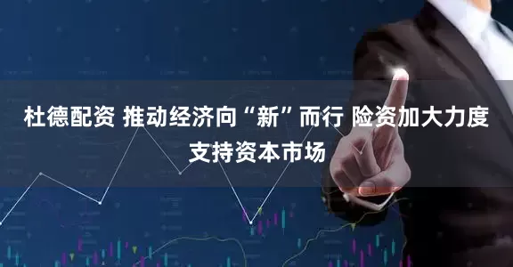 杜德配资 推动经济向“新”而行 险资加大力度支持资本市场